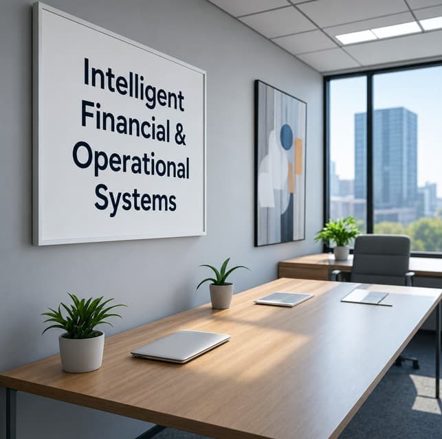 Working through a business problem on a whiteboard